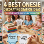 4 Best Onesie Decorating Station Ideas for Your Baby Shower in 2026