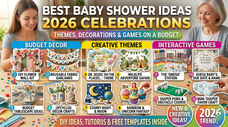 Best Baby Shower Ideas 2026 Themes, Decorations & Games on a Budget
