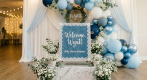 Blue Jean Baby Shower Invitations