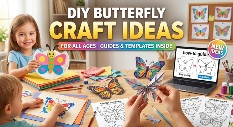DIY Butterfly Craft Ideas for All Ages Guides & Templates