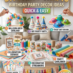 DIY Party Crafts Quick & Easy Birthday Party Decor Ideas