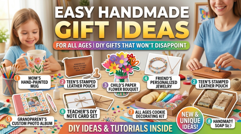 Easy Handmade Gift Ideas for All Ages DIY Gifts That Won't Disappoint
