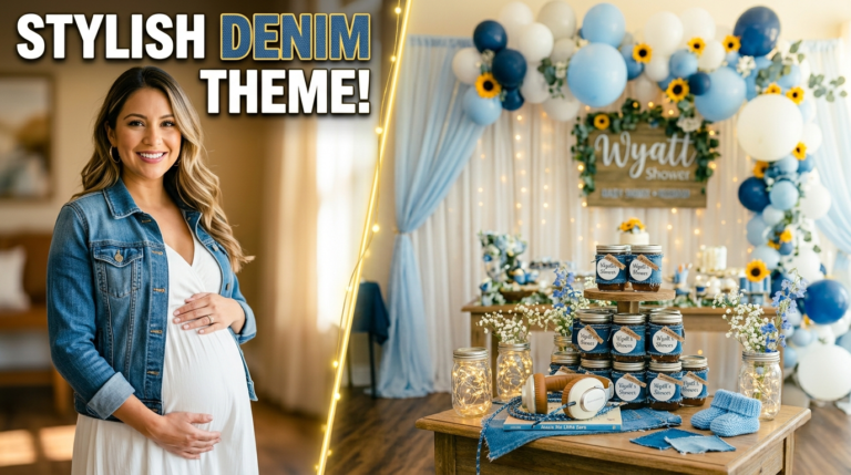 Stunning Blue Jean Baby Shower Theme Ideas