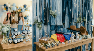 Denim Photo Booth Backdrop