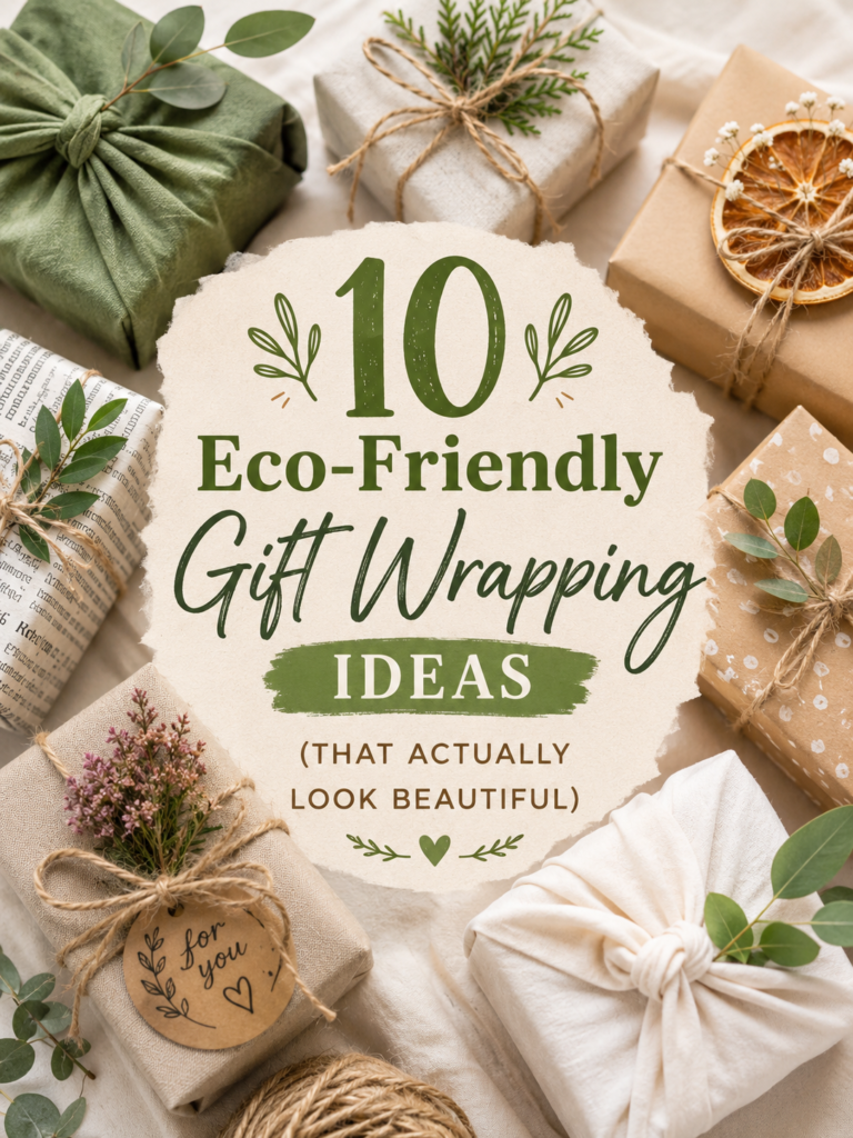 10 Eco-Friendly Gift Wrapping Ideas (That Actually Look Beautiful)