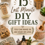 15 Last Minute DIY Gift Ideas You Can Make in an Hour or Less