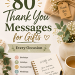 80 Thank You Messages for Gifts — Every Occasion