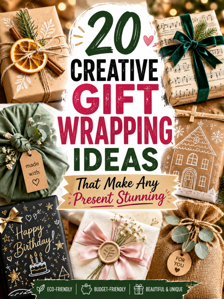 20 of the Most Beautiful Holiday Gift Wrapping Ideas!