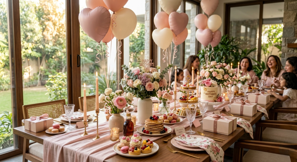 Mother’s Day brunch decoration