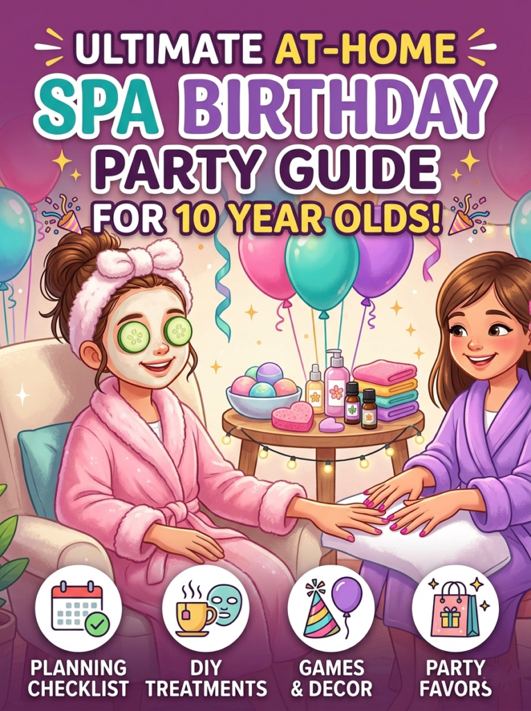 Spa birthday party for 10-year-olds at home — complete guide