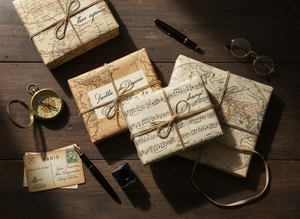 Vintage Maps and Sheet Music