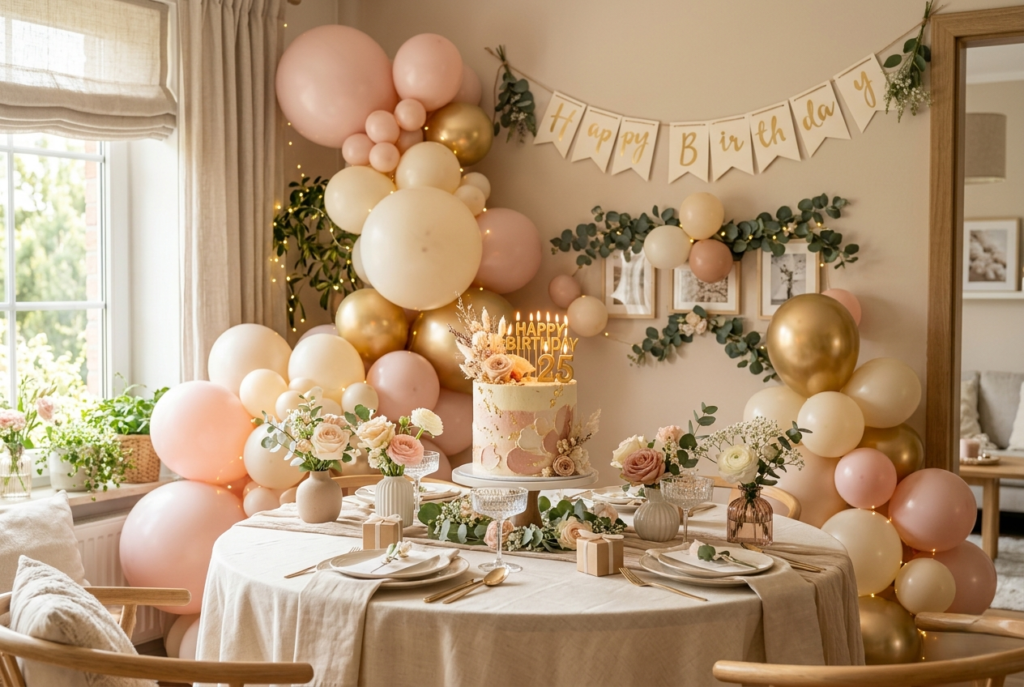 birthday decoration scene