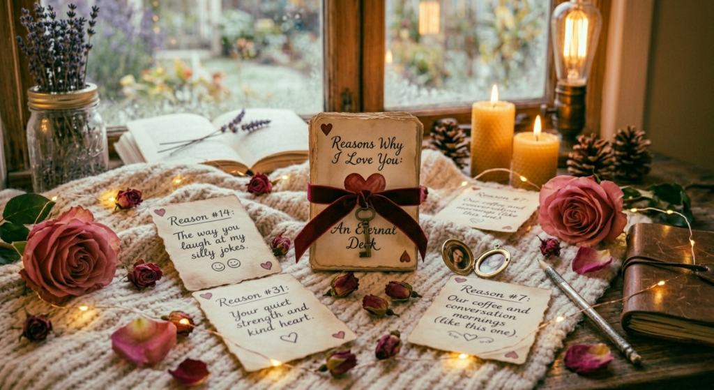 card deck gift placed