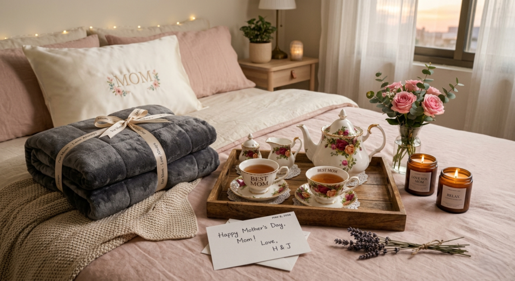 cozy bedroom scene