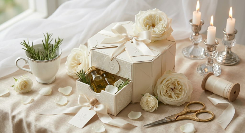 ivory paper boxes