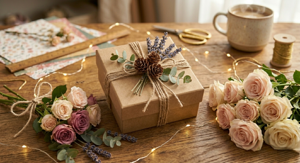 kraft paper DIY gift box