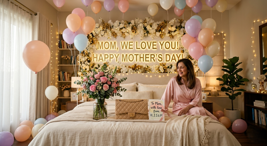 luxury Mother’s Day surprise room