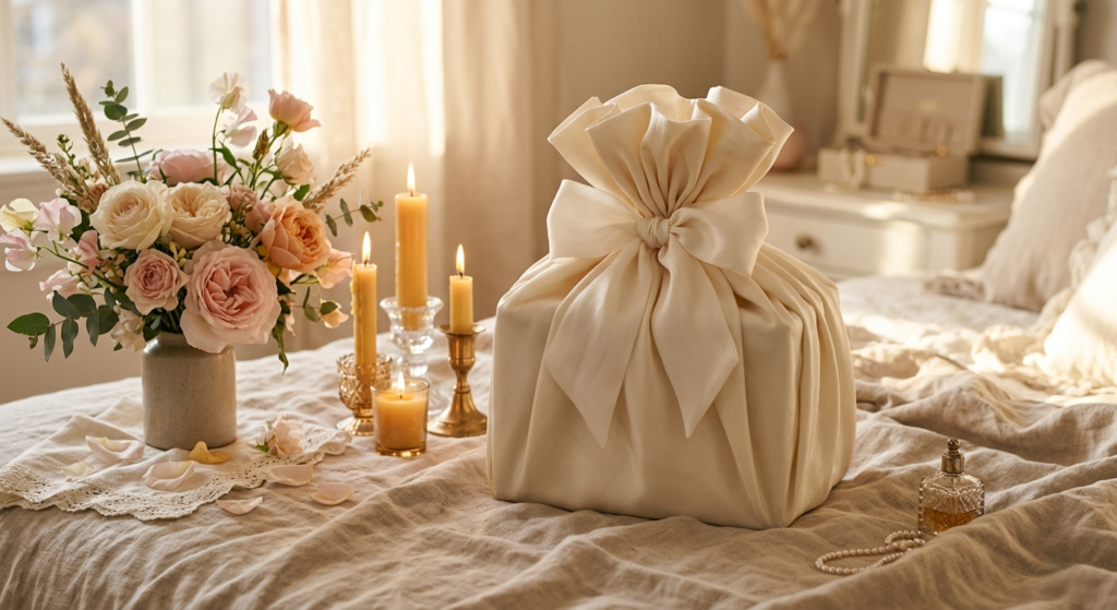 luxury oddly shaped gift wrapped