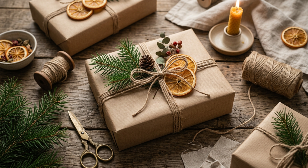 romantic birthday gift wrapped