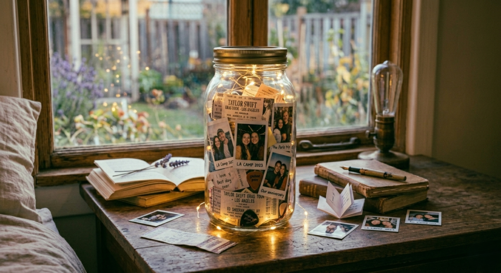 sentimental memory jar gift