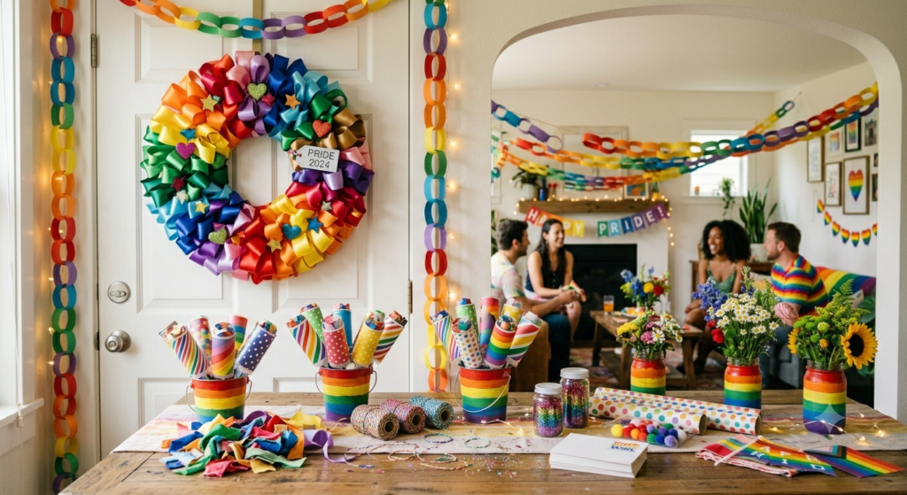 Pride Ribbon Wreath