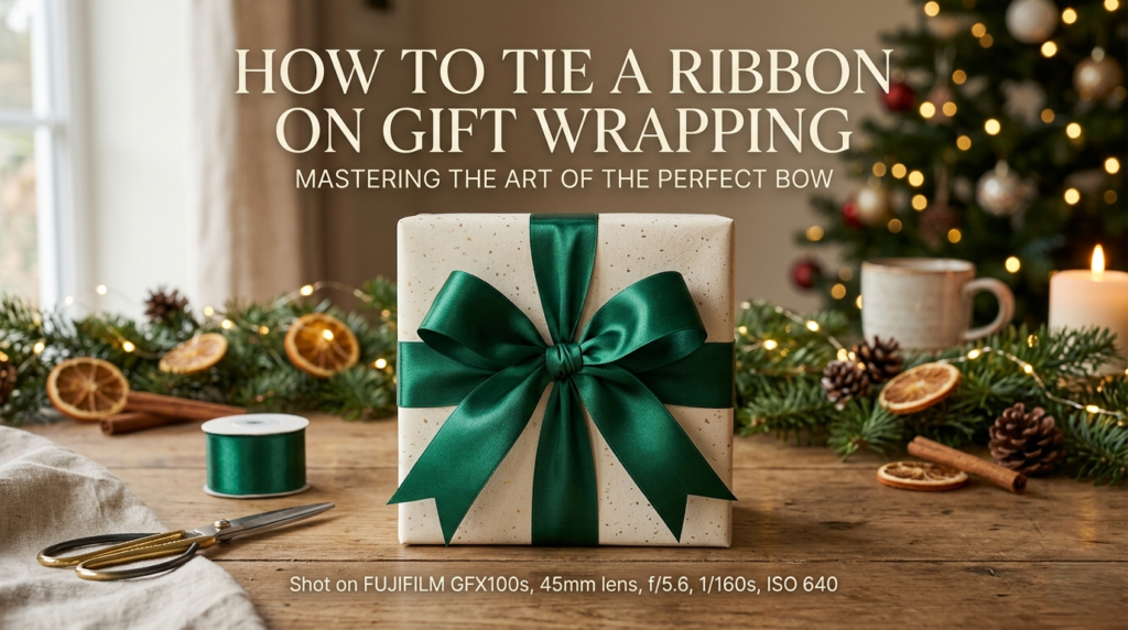 Elegant gift box wrapped