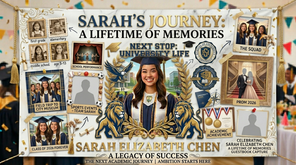 Photo Grid Collage Banner